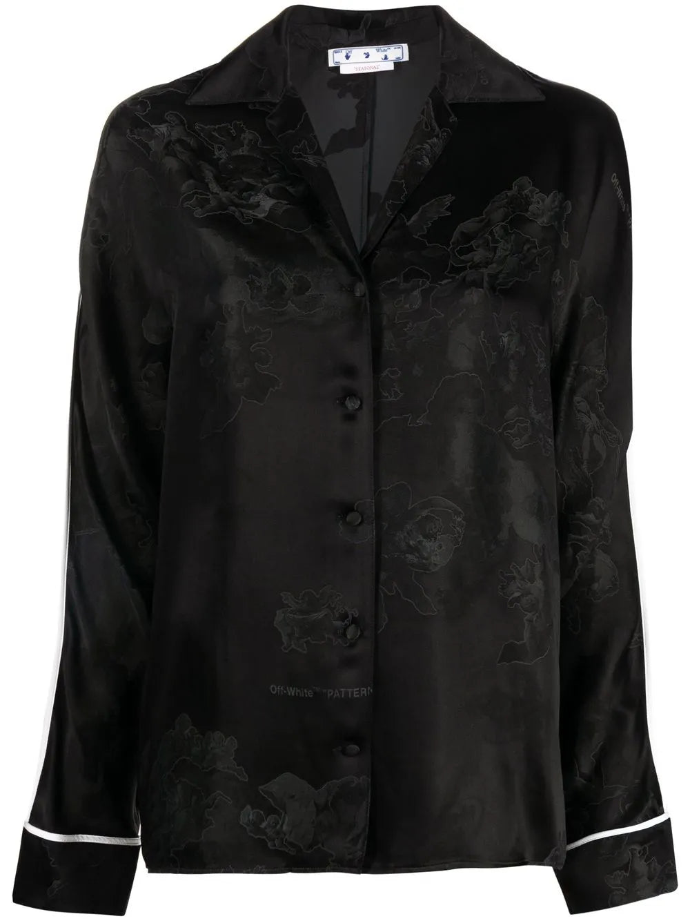 Jacquard Satin Shirt