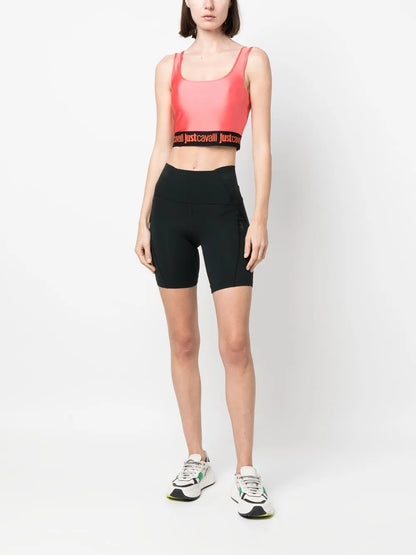 Logo-Trim Detail Tank Top