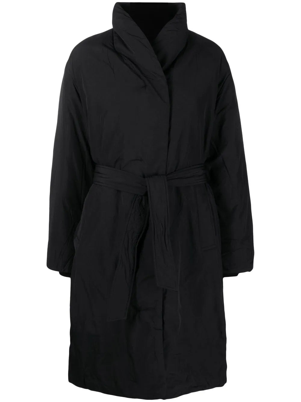 Padded Single-Breasted Coat