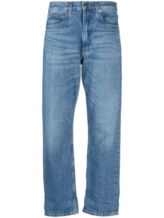 Mid-Rise Boyfriend Jeans