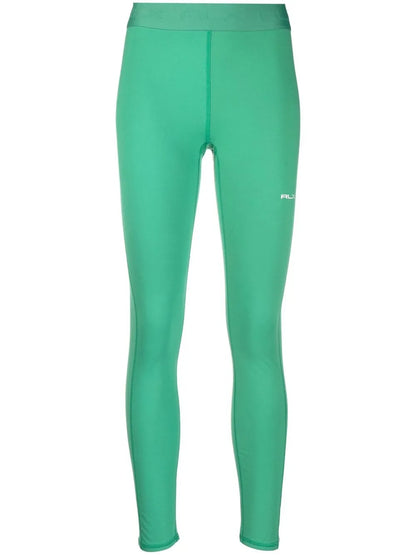 Logo-Waist Cropped Leggings