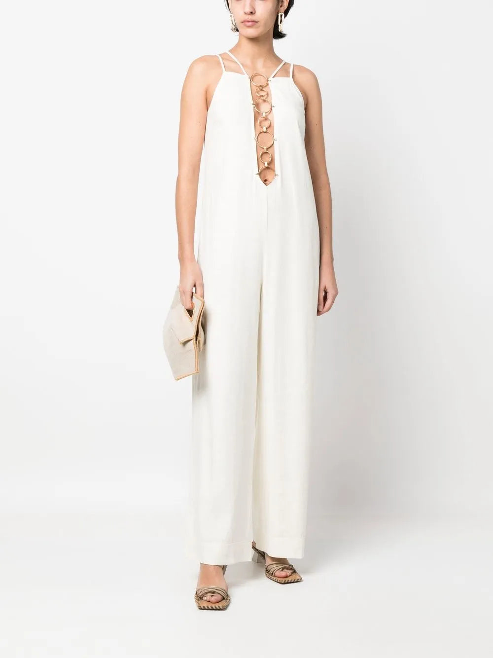 Raye Linen-Blend Jumpsuit