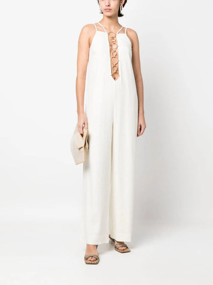 Raye Linen-Blend Jumpsuit
