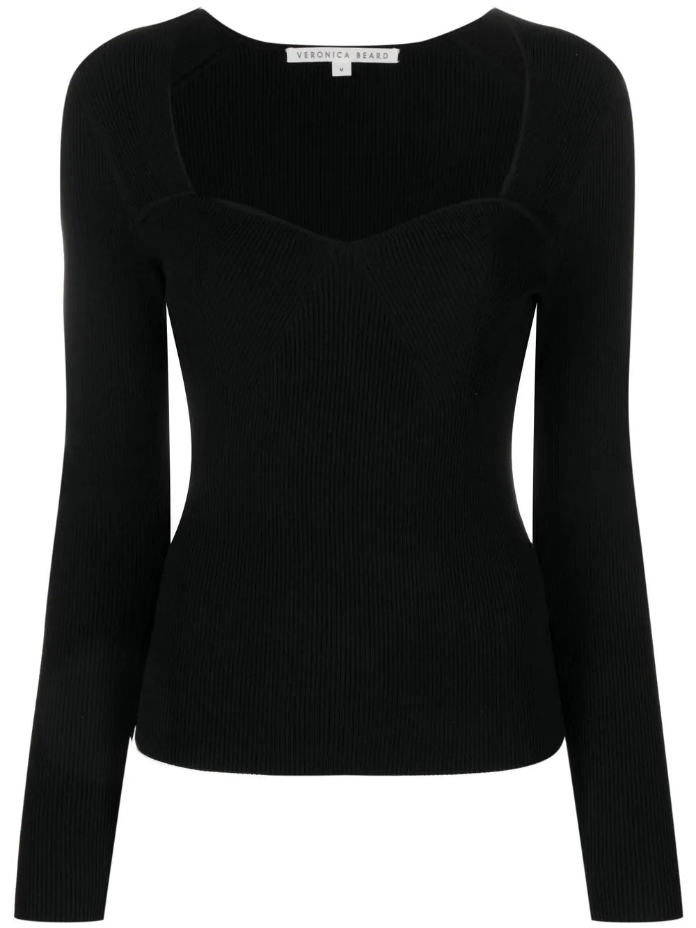 Sweetheart Ribbed Knit Top