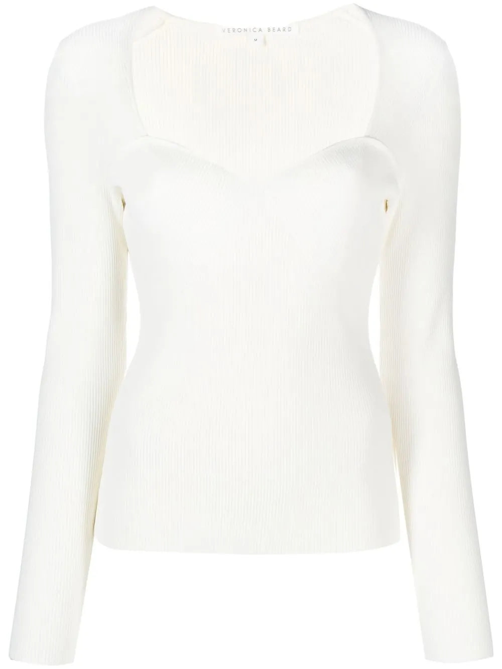 Sweetheart Ribbed Knit Top