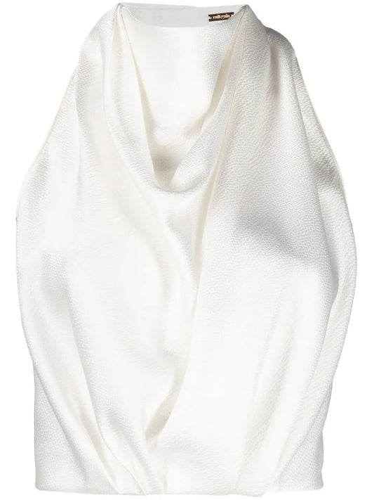 Adrienne Halterneck Cropped Top