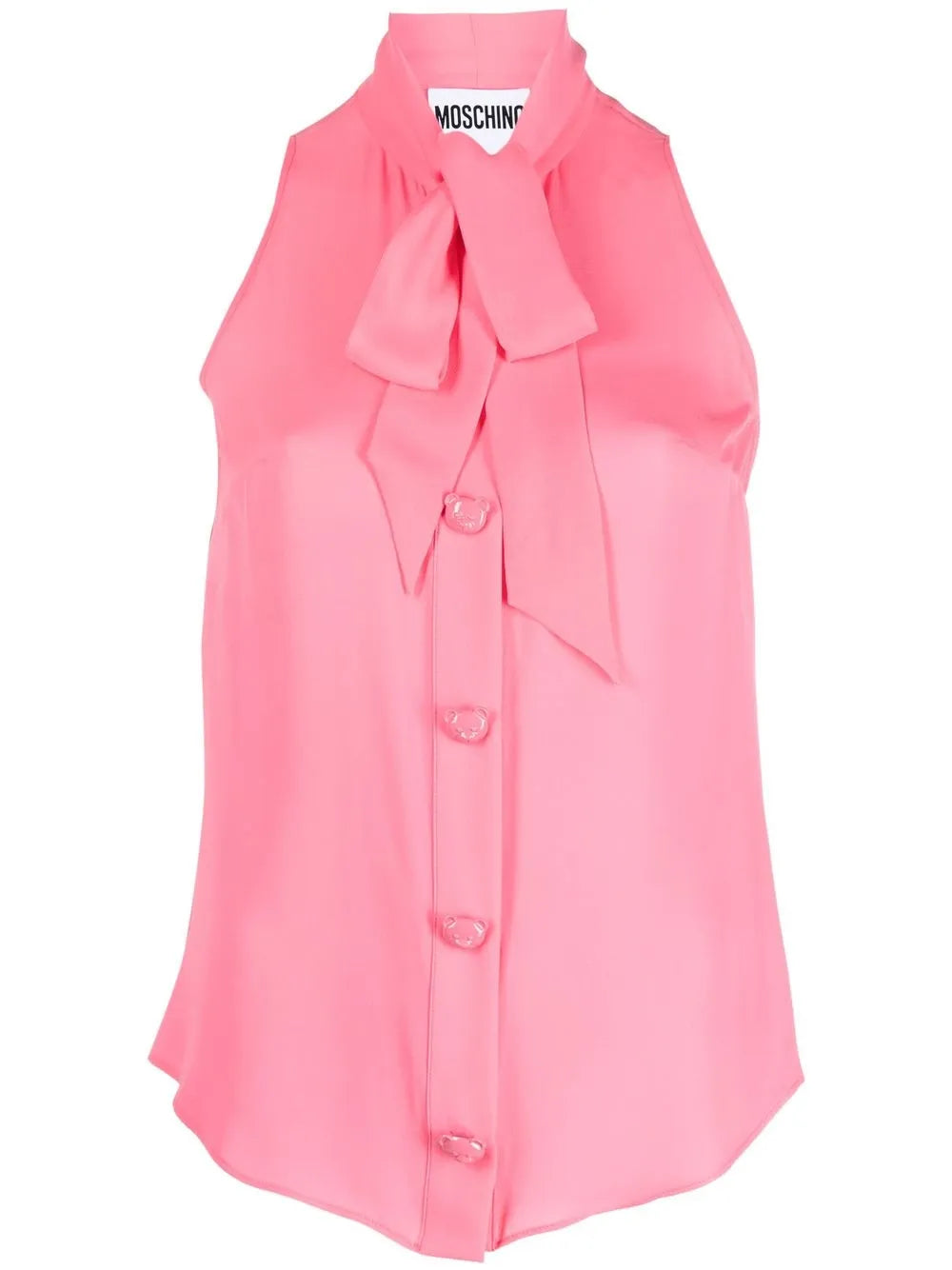 Pussy-Bow Collar Blouse