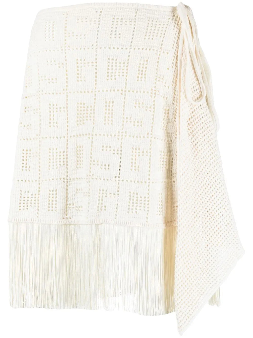 Crochet-Monogram Mini Skirt