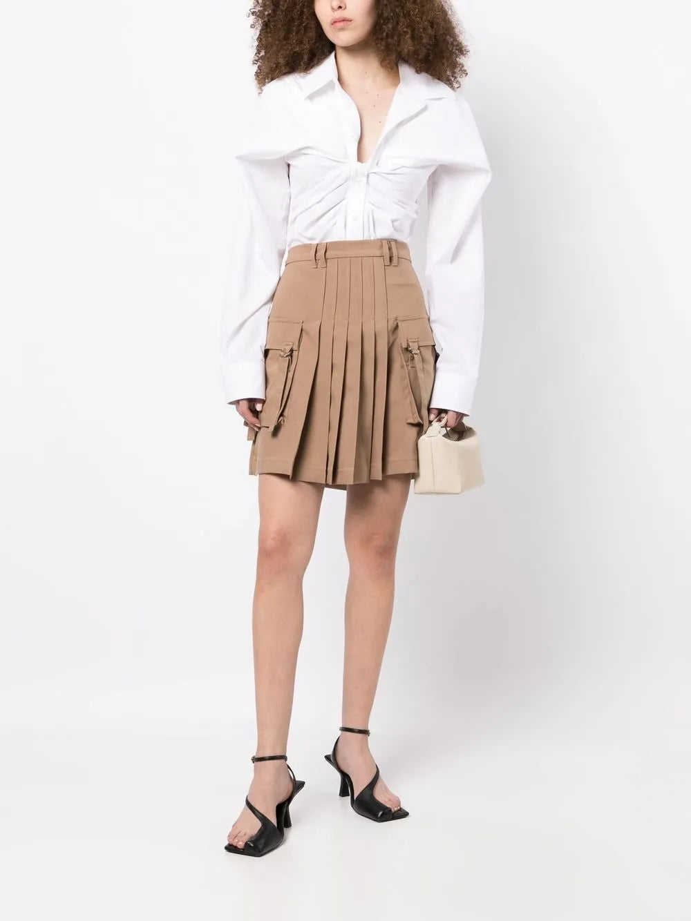 Pleated Mini Skirt