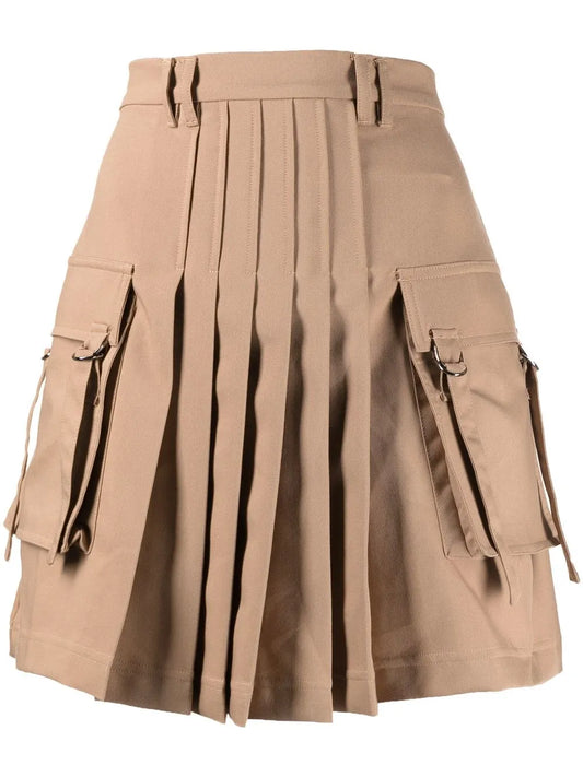 Pleated Mini Skirt