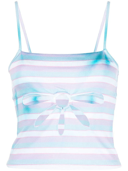 Stripe-Detail Tank Top