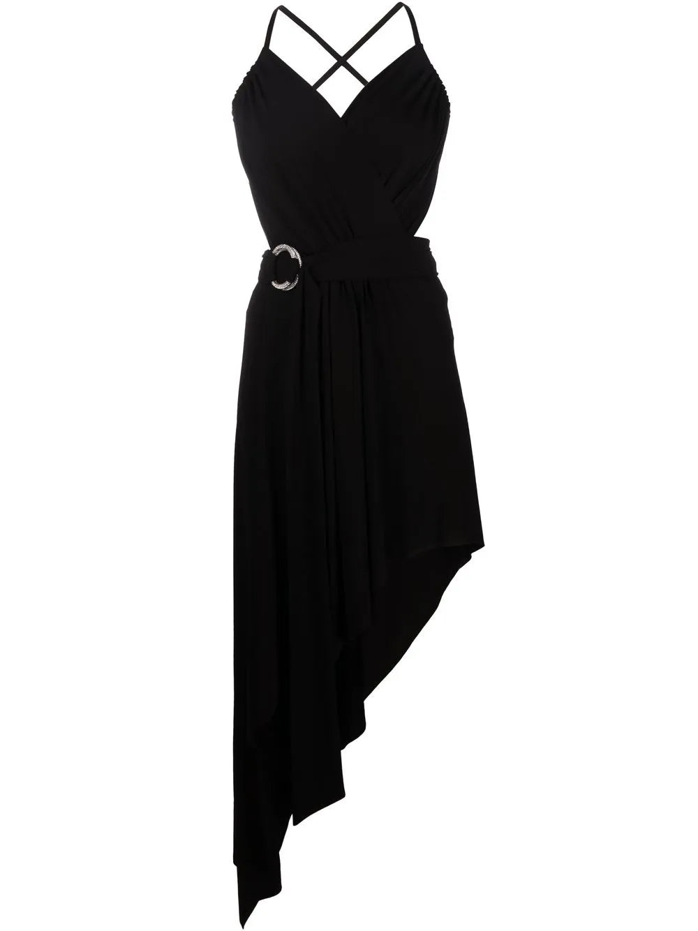 Asymmetric Draped Dress