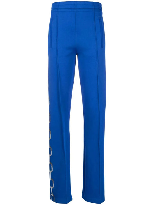 Chain-Print Straight Trousers