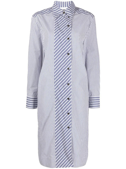 Striped Shirt Dress