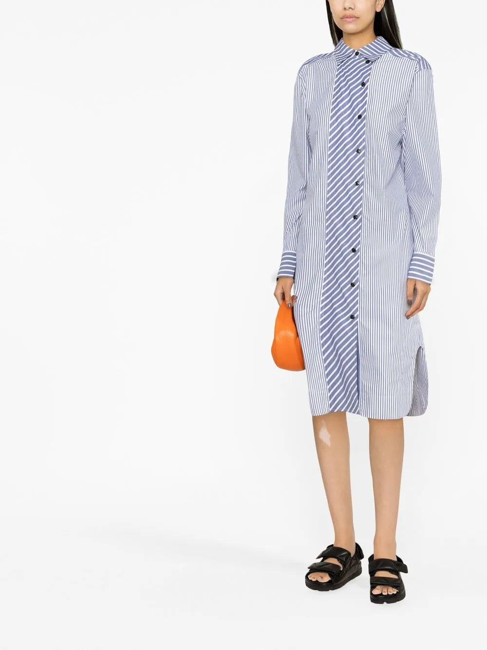 Striped Shirt Dress