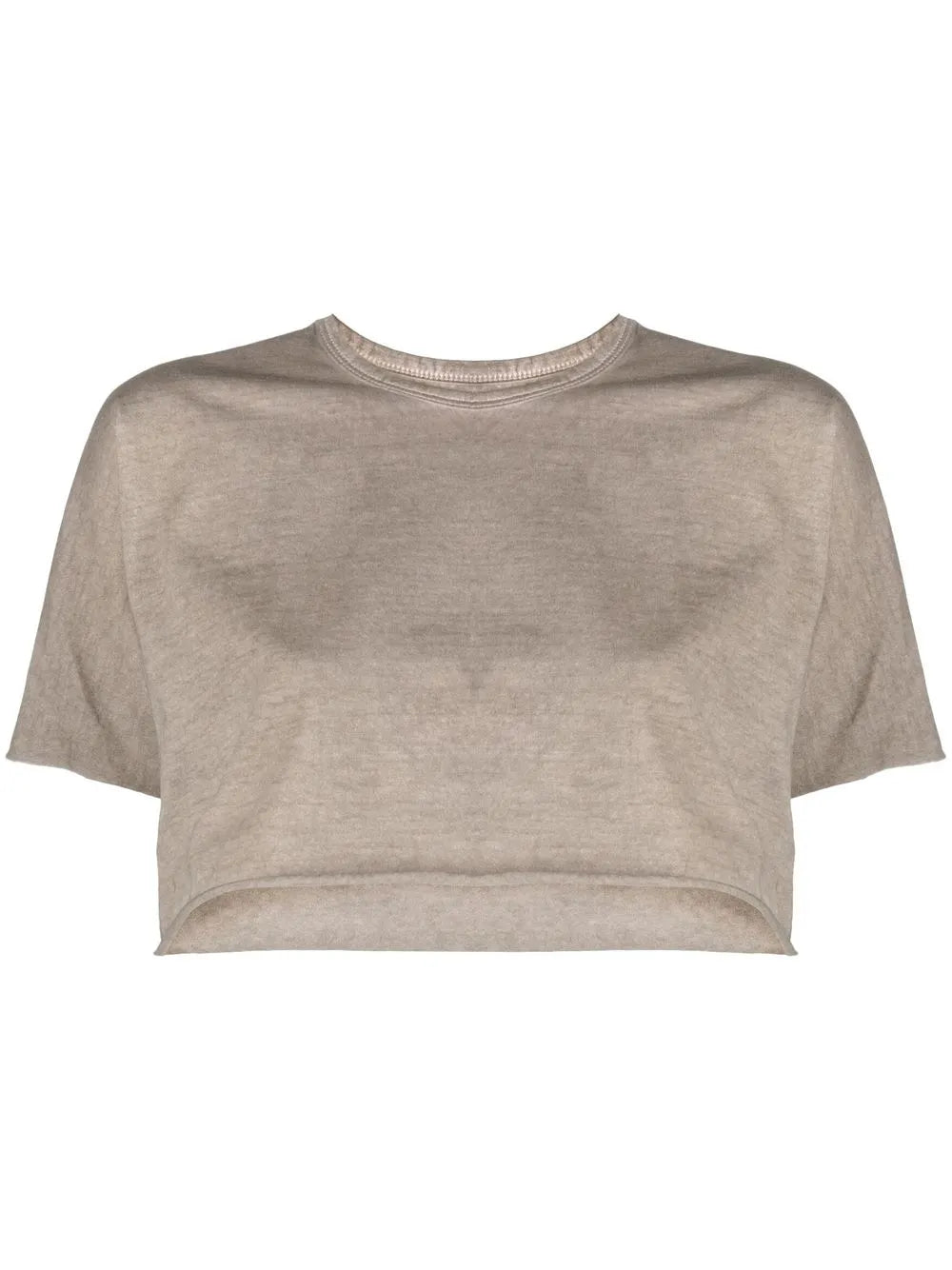 Cropped Short-Sleeved T-Shirt