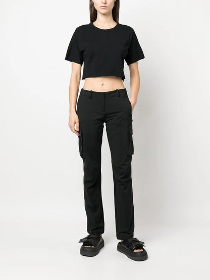 Cropped Short-Sleeved T-Shirt
