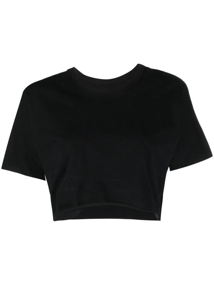Cropped Short-Sleeved T-Shirt