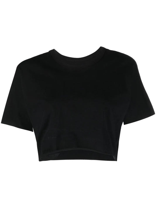 Cropped Short-Sleeved T-Shirt