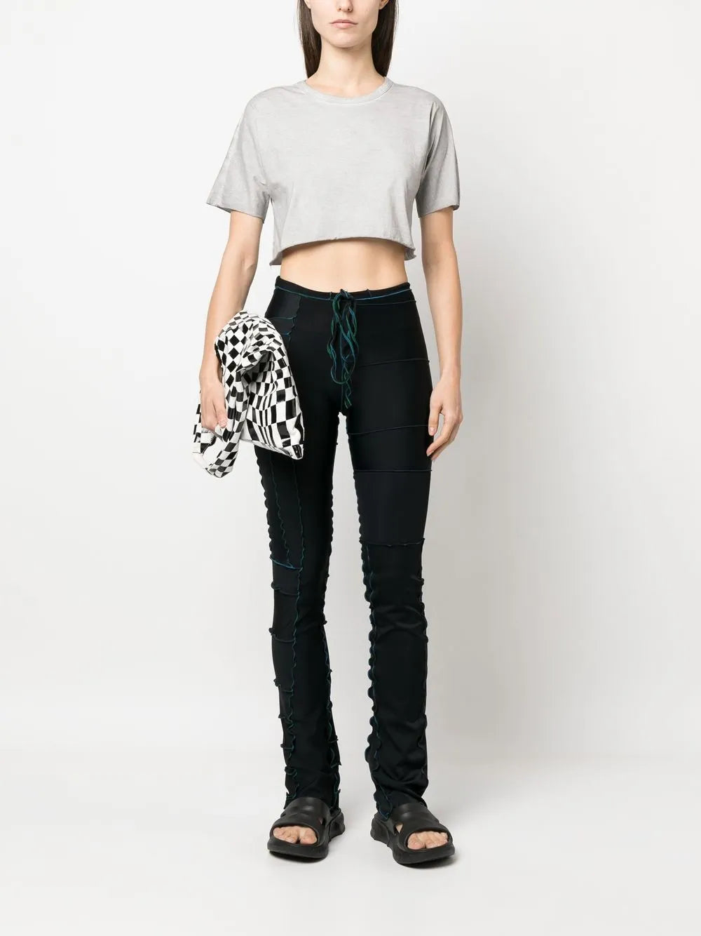 Cropped Short-Sleeved T-Shirt