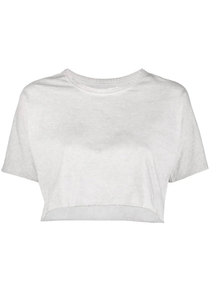 Cropped Short-Sleeved T-Shirt