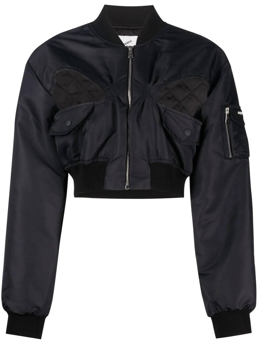 Cropped Bomber Jacket