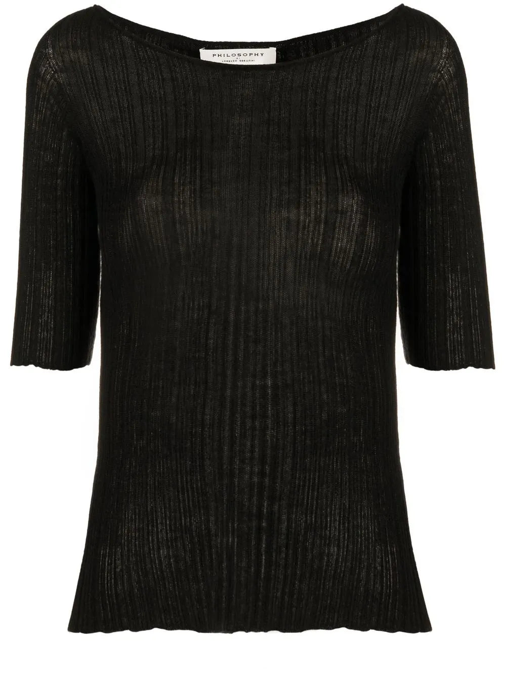 Ribbed-Knit Top