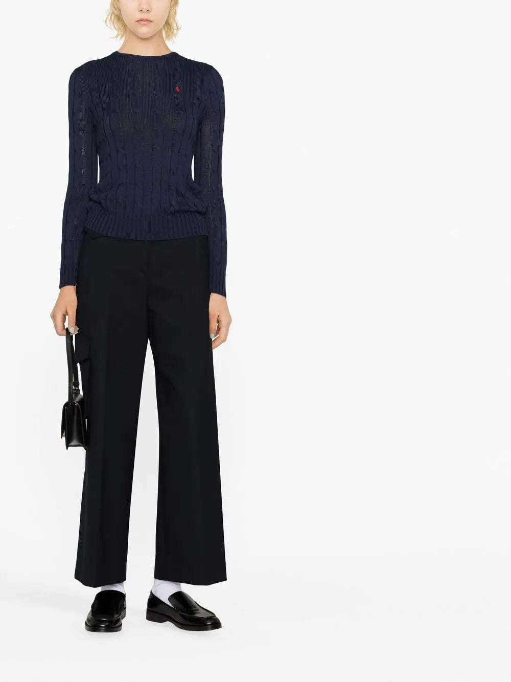 Polo Pony Cable-Knit Jumper