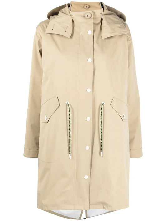 Drawstring Waist Raincoat