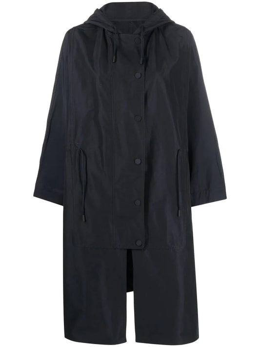 Drawstring Waist Raincoat