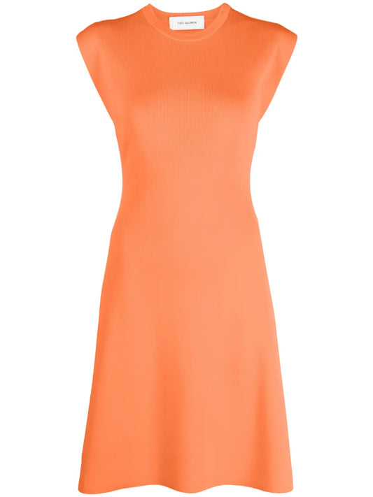Fine-Ribbed Sleeveless Mini Dress