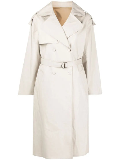 Silk Belted Trench Coat