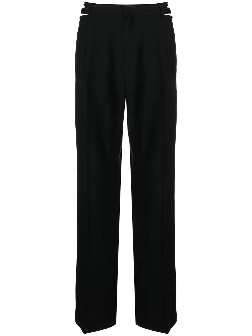 Lingerie Cut-Out Wool Trousers