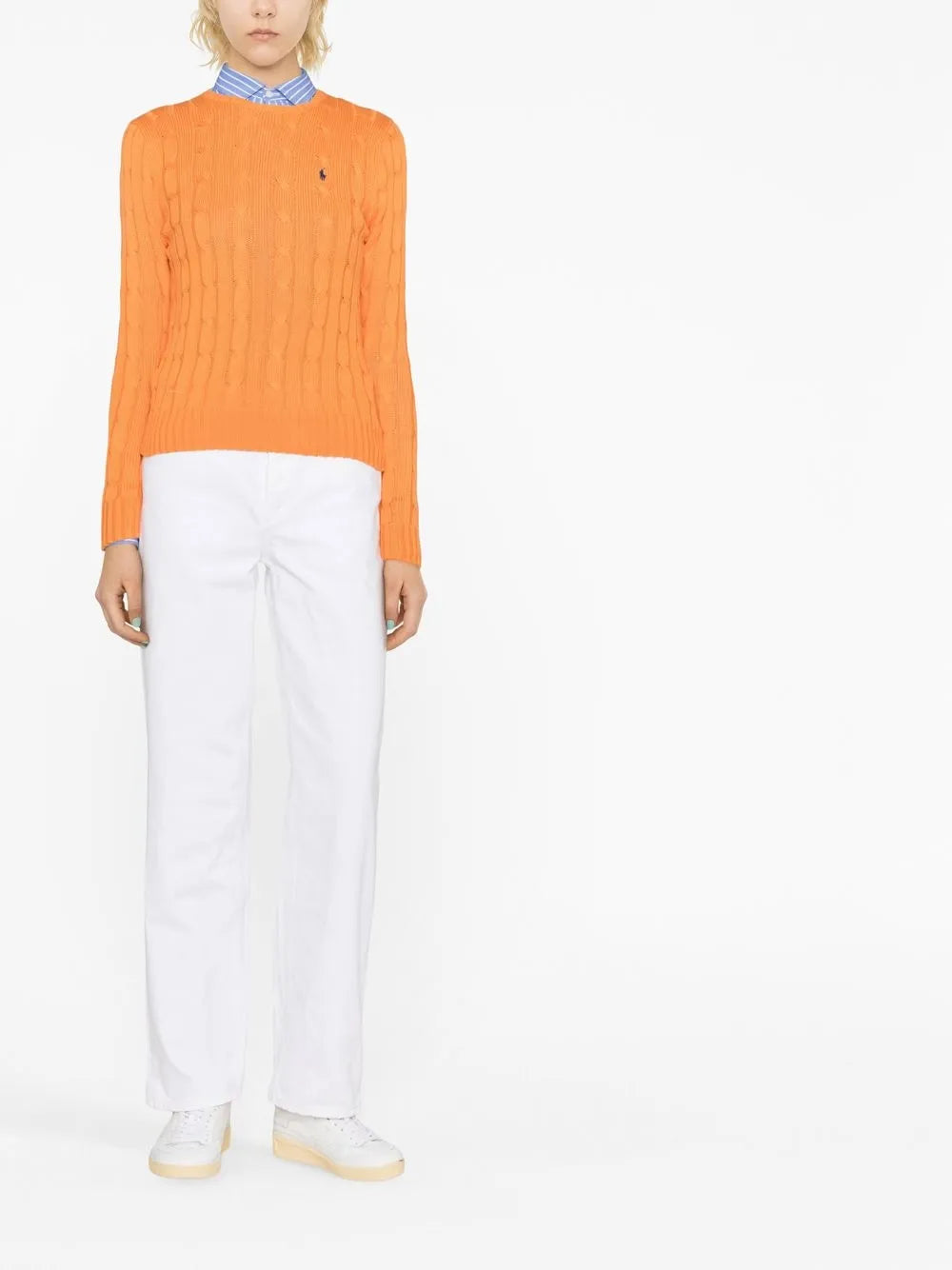 Polo Pony Cable-Knit Jumper