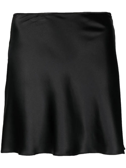 Silk A-Line Skirt