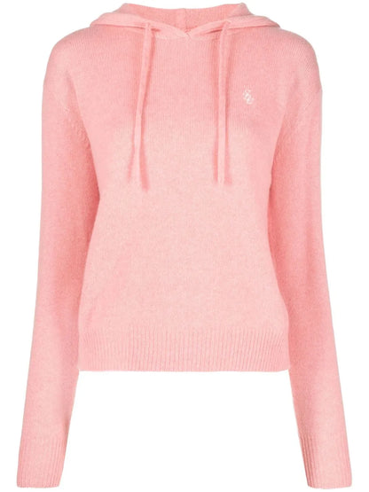 Logo-Embroidered Cashmere Hoodie