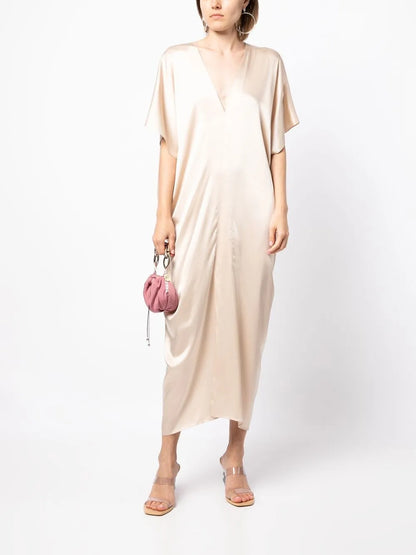V-Neck Kaftan Dress