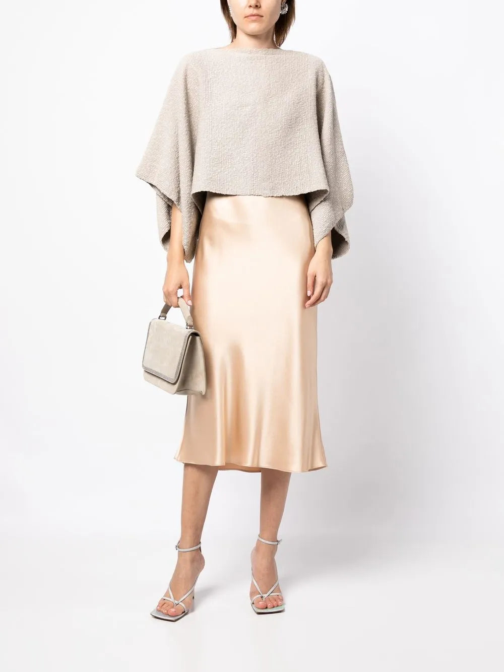 Cape-Style Knit Jumper