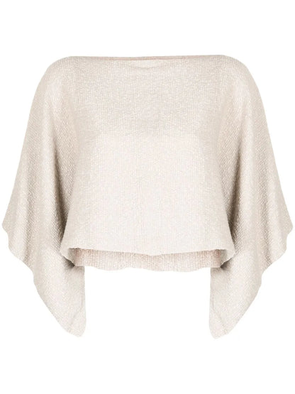 Cape-Style Knit Jumper