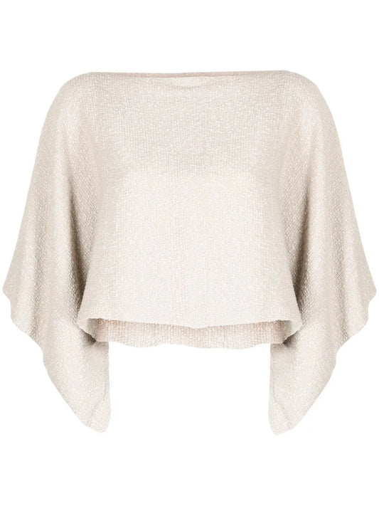 Cape-Style Knit Jumper