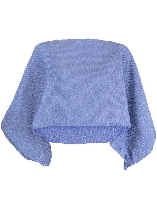 Cropped Cape-Style Jumper