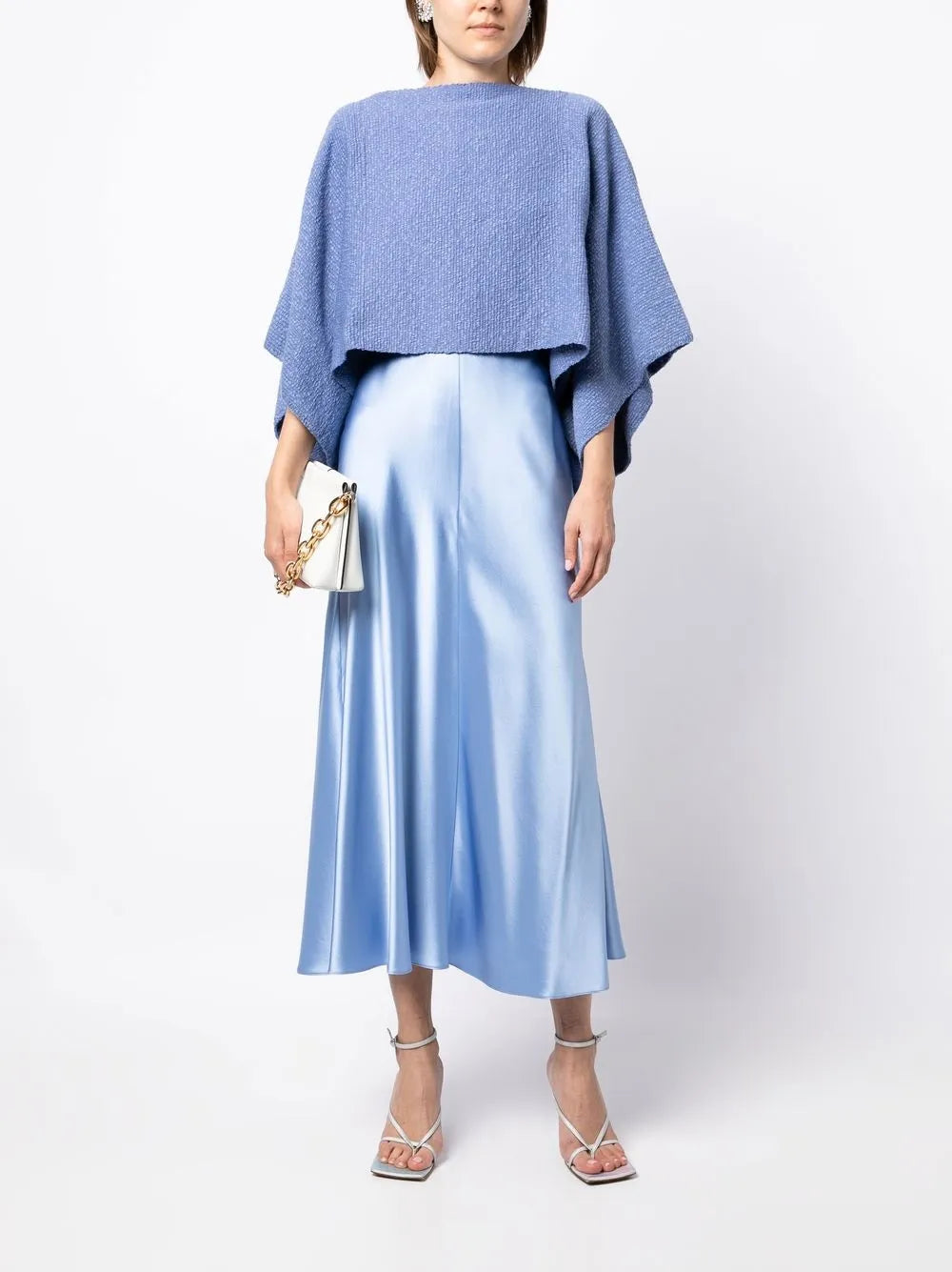Cropped Cape-Style Jumper