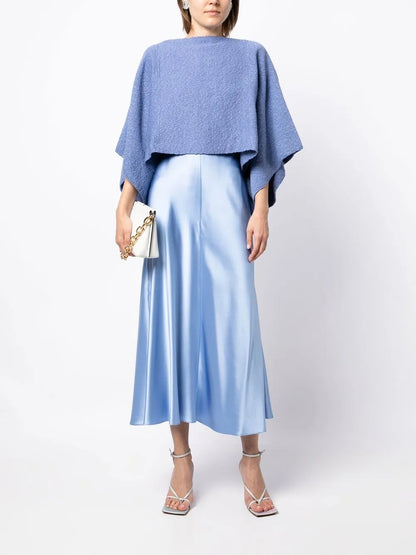 Cropped Cape-Style Jumper