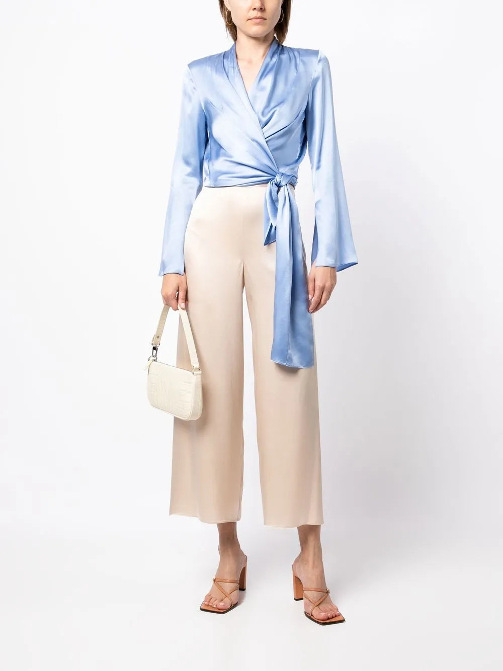 Silk Wrap Blouse