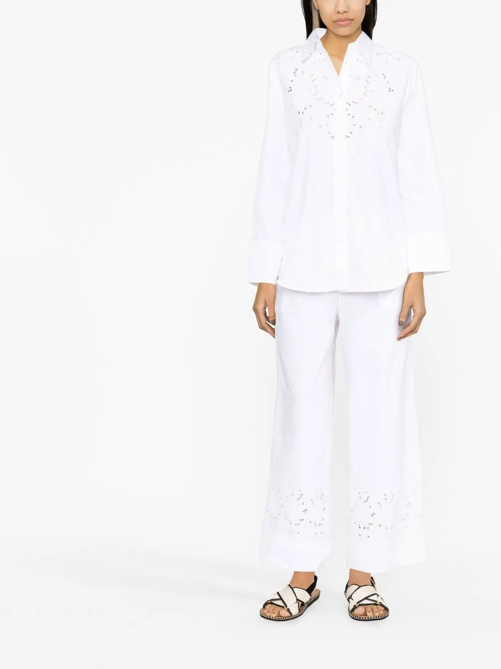 Christel Broderie-Anglaise Trousers