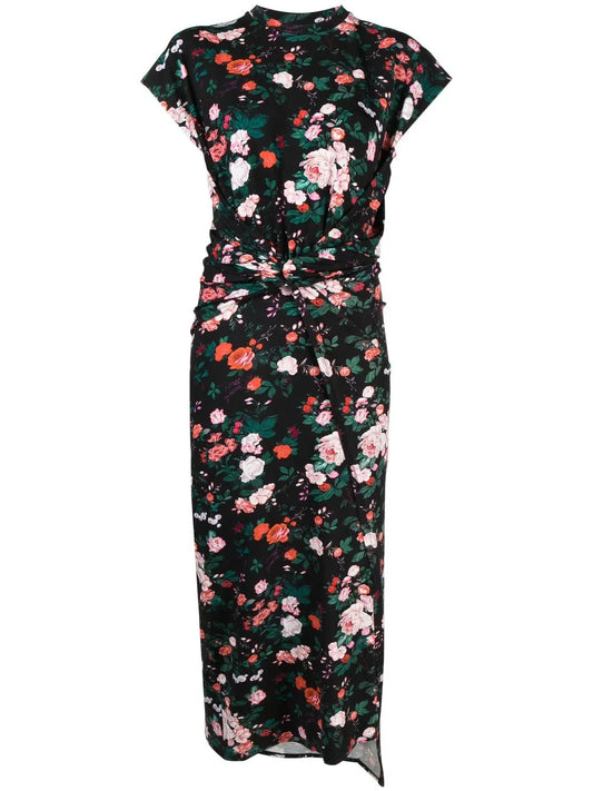 Floral-Print Maxi Dress