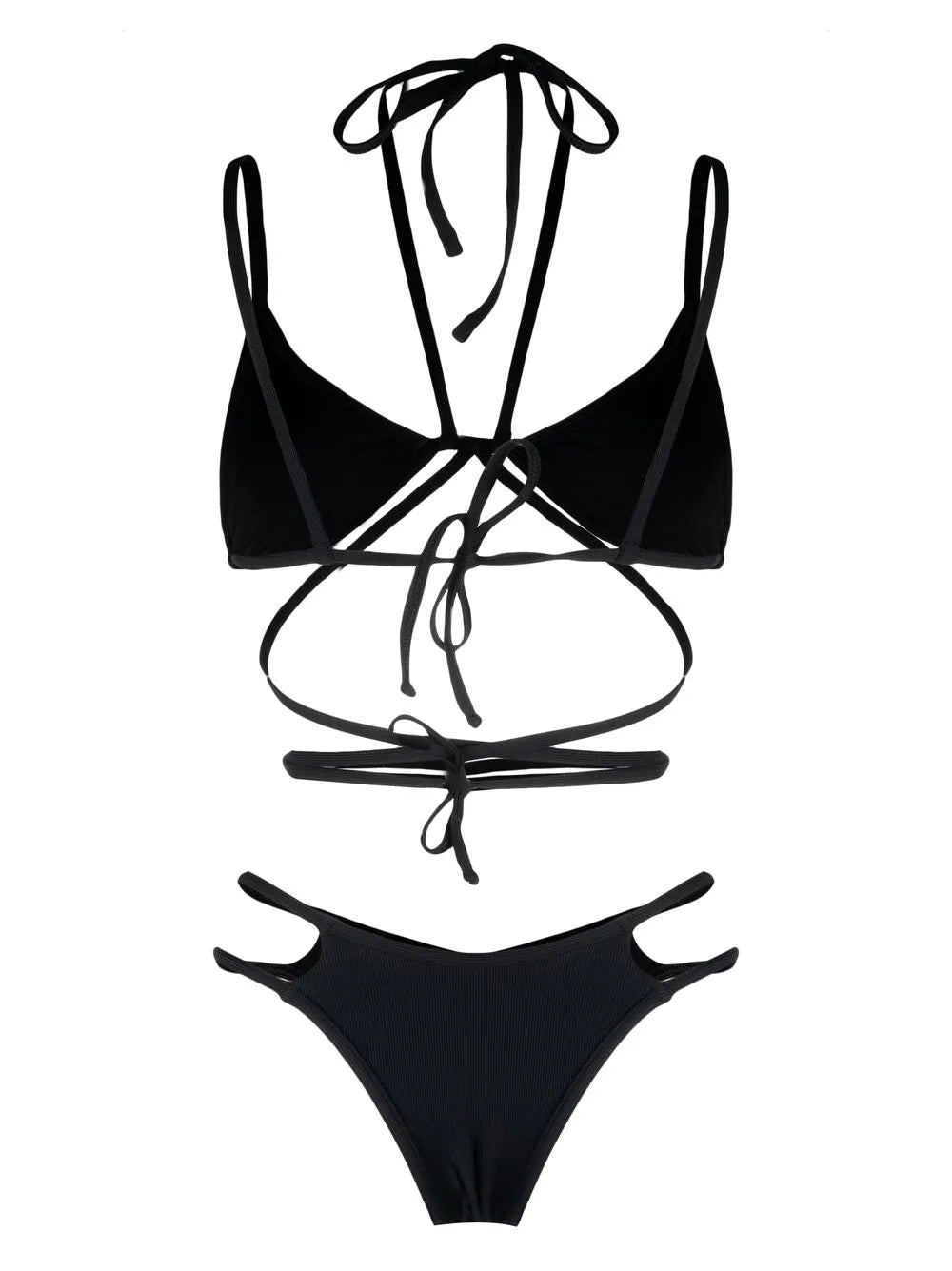 Ribbed Multi-Tie Bikini
