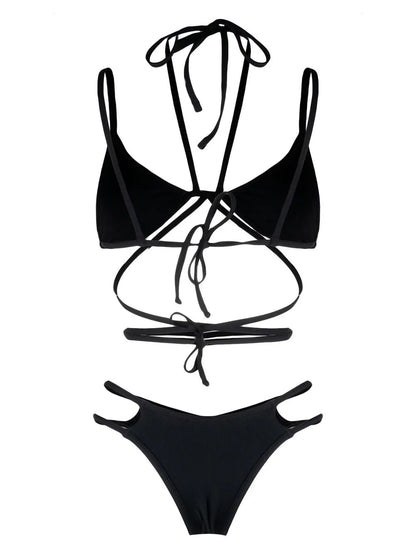 Ribbed Multi-Tie Bikini