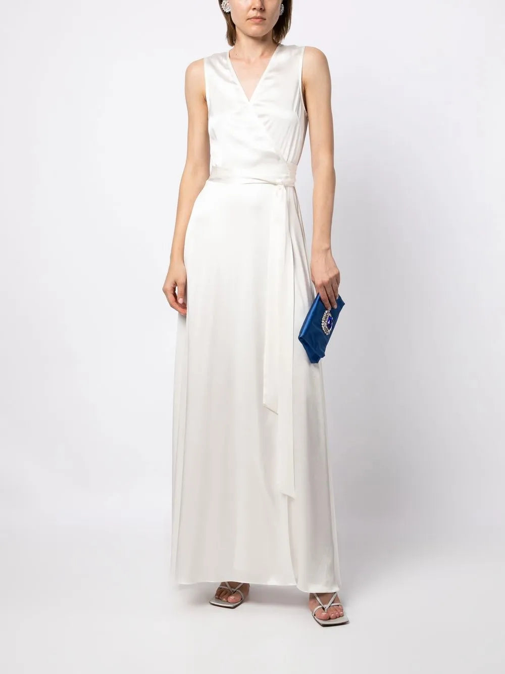 Wrap-Style Maxi Dress