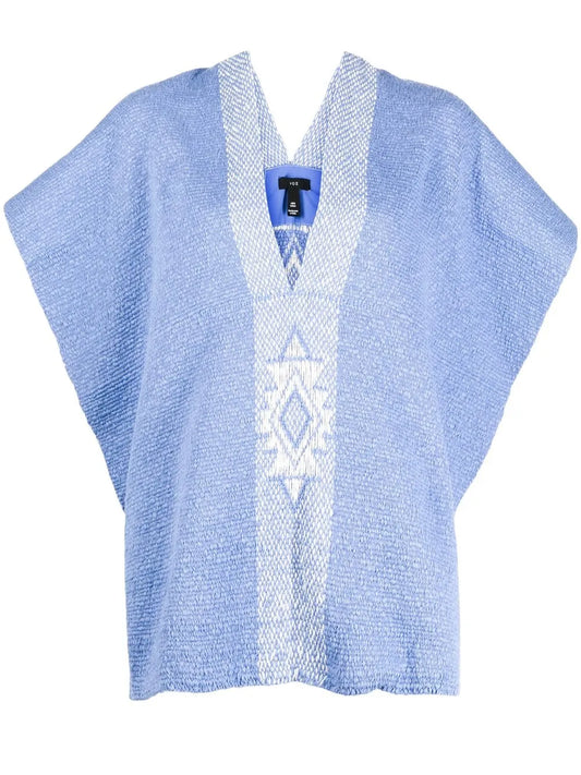 Wide-Sleeve Knitted Top